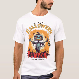 Funny Halloween Pumpkin T-Shirt