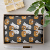 Funny Halloween Pumpkins and Ghost Tissuepapier (Geschenk)