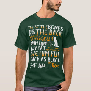 Funny Halloween Scary Black Cat Jackolantern heks T-shirt