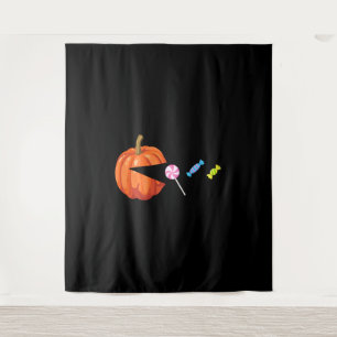 Funny Halloween Shirten voor vrouwen Kinder Mannen Wandkleed
