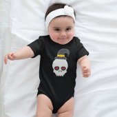 Funny Halloween Skull Witch Pet Spooky creepy Romper