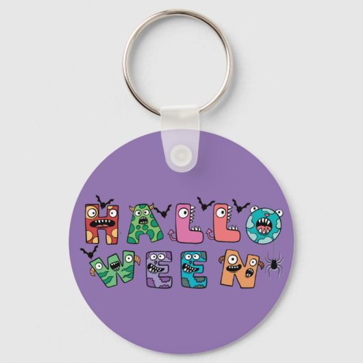 Funny Halloween Sleutelhanger (Voorkant)