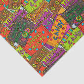 Funny Halloween Snoep Tissuepapier (Detail)