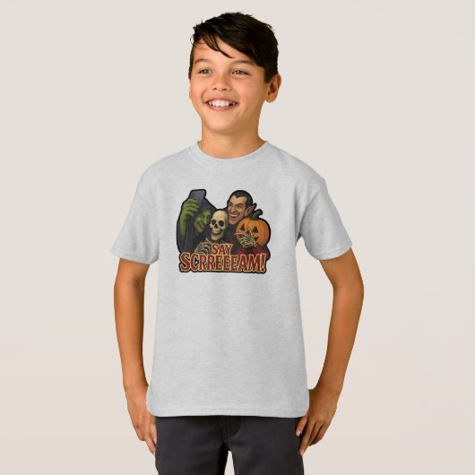 Funny Halloween T-shirt (Voorkant volledig)