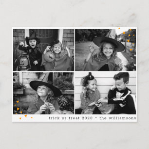 Funny Halloween Trick or treat dit jaar Briefkaart