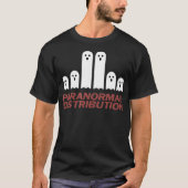 Funny Halloween Wiskunde Paranormal Distribution G T-shirt (Voorkant)
