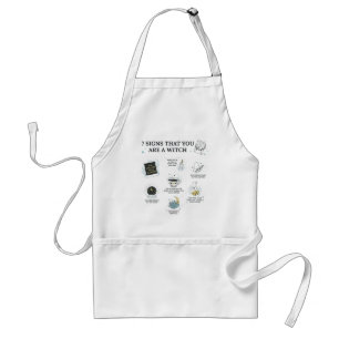 Funny Halloween Witch Gag Costume Standaard Schort