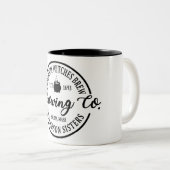 Funny Halloween Witches Brew Two-Tone Coffee Mok (Voorkant rechts)