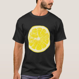 Funny Halloween Yellow Lemon Costume Fruit Costume T-shirt