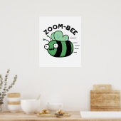 Funny Halloween Zombie Bee Pun Poster (Keuken)