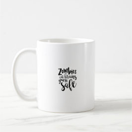 Funny Halloween Zombies Eat Brains Humor Quote Mug Koffiemok
