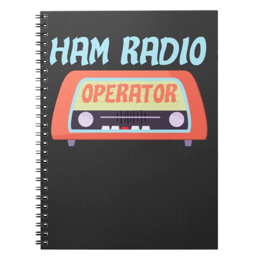 Funny Ham Radio Operator Gift Notitieboek (Voorkant)
