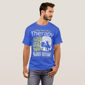 Funny Ham Radio Shirt Therapy Shortwave Amateur (Voorkant volledig)