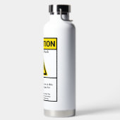 Funny Ham Shack Caution Radio Operator Waterfles (Links)