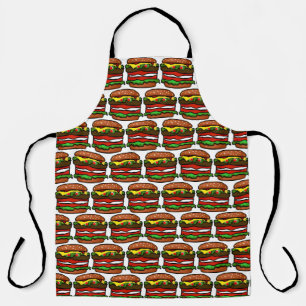 Funny Hamburger PAO Schort