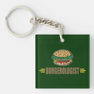 Funny Hamburger Sleutelhanger