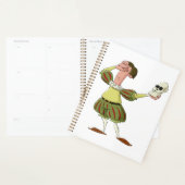 Funny Hamlet Shakespeare Actor Holding Skull (Devant avec enveloppe)