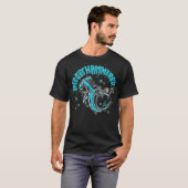 Funny Hammerhead Shark Drink pun Lets Haal Hamme T-shirt (Voorkant volledig)
