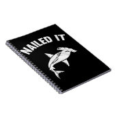 Funny Hammerhead Shark Pun Notitieboek (Rechterzijde)