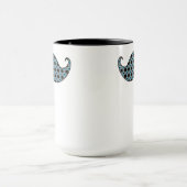 Funny Handlebar Mustache Mustache Stache Mok (Midden)