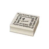 Funny Handmade Kaart Stamp (Hoe hard ik werkte) Rubberstempel (Stempel)
