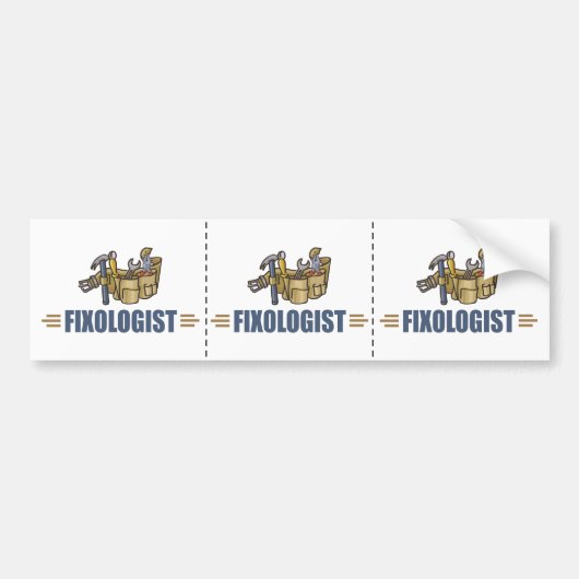 Funny Handyman Bumpersticker (Voorkant)