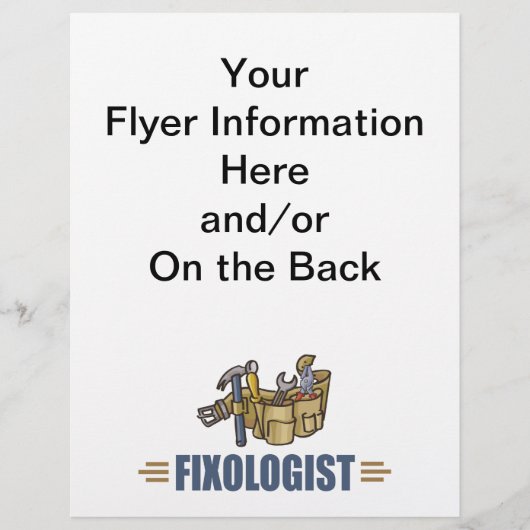 Funny Handyman Flyer (Voorkant)
