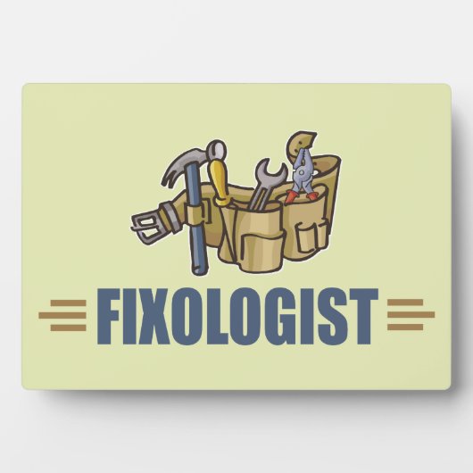 Funny Handyman Fotoplaat (voorkant)