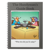 Funny Handyman's Guide Carnet cadeau (Devant)