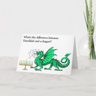 Funny Hanukkah-kaart Feestdagen Kaart