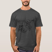 Funny Hanuman is mijn Om Boy Hindu God T-shirt (Voorkant)