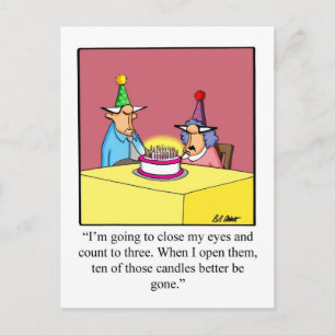Funny Happy Birthday Briefkaart