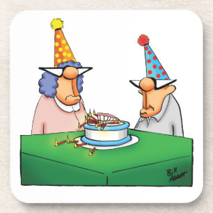 Funny Happy Birthday Humor Onderzetter