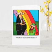 Funny Happy Birthday Humor Wenskaart Kaart (Gele Bloem)