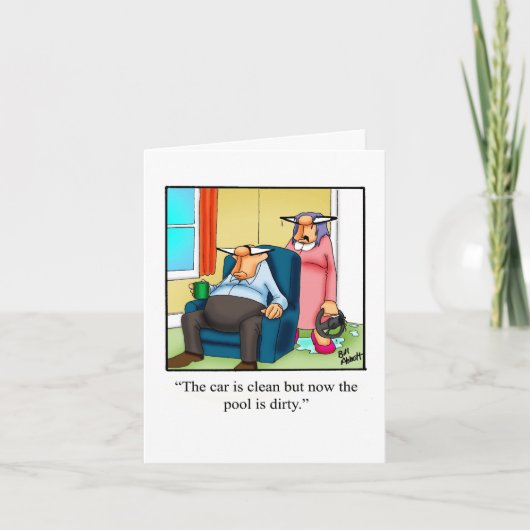 Funny Happy Birthday Kaart voor hem (Voorkant)