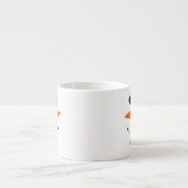 Funny Happy Face Snowman-kerstwarme Coco Espresso Kop (Voorkant)