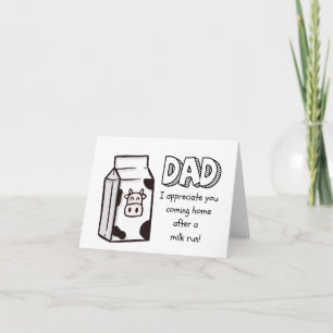 Funny Happy Fathers Day Kaart, Humor voor papa Kaart