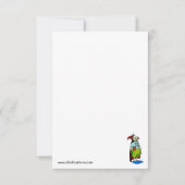 Funny Happy Halloween Humor Wenskaart (Achterkant)