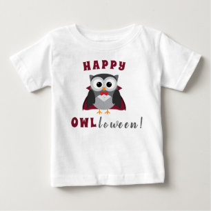 Funny Happy Halloween Owl Vampire Trick or treat