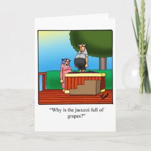 Funny Happy Jubileum Kaart voor hen