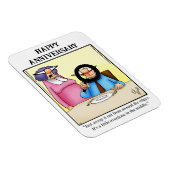 Funny Happy Jubileum Magnet Gift Magneet (Rechterzijde)