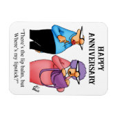 Funny Happy Jubileum Magnet Gift Magneet (Horizontaal)