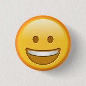 Funny Happy-knop Ronde Button 3,2 Cm (Voorkant)