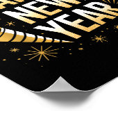 Funny Happy New Year Couple Matching  Poster (Hoek)