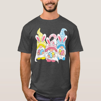 Funny Happy Paasgnomes Easter Bunny Gnome T-shirt