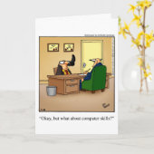 Funny Happy Techies' Day Wenskaart Kaart (Gele Bloem)