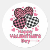 Funny Happy Valentine’s Day Love Stickers (Devant)