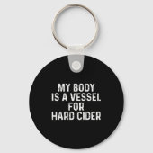 Funny Hard Cider  Sleutelhanger (Voorkant)
