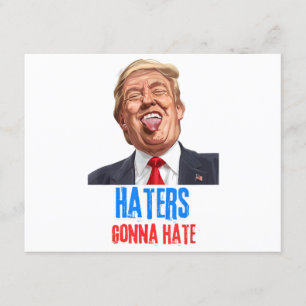 Funny Haters gaan een hekel hebben aan het citeren Informatiekaartje