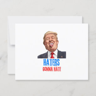 Funny Haters gaan een hekel hebben aan het citeren RSVP Kaartje